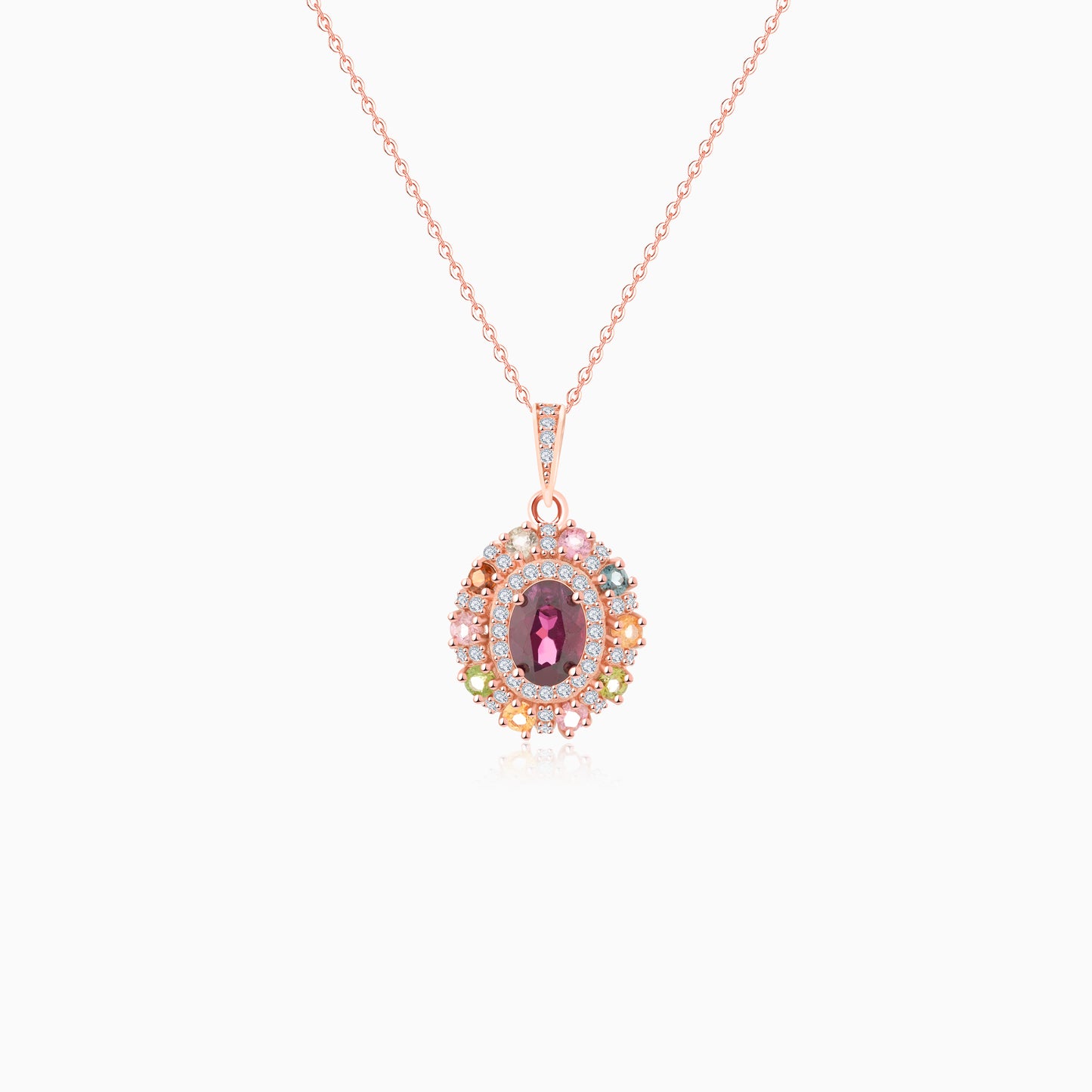 Radiant Starlight Tourmaline Pendant