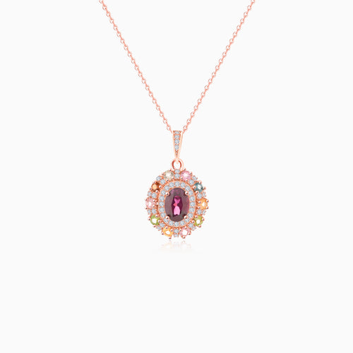 Radiant Starlight Tourmaline Pendant