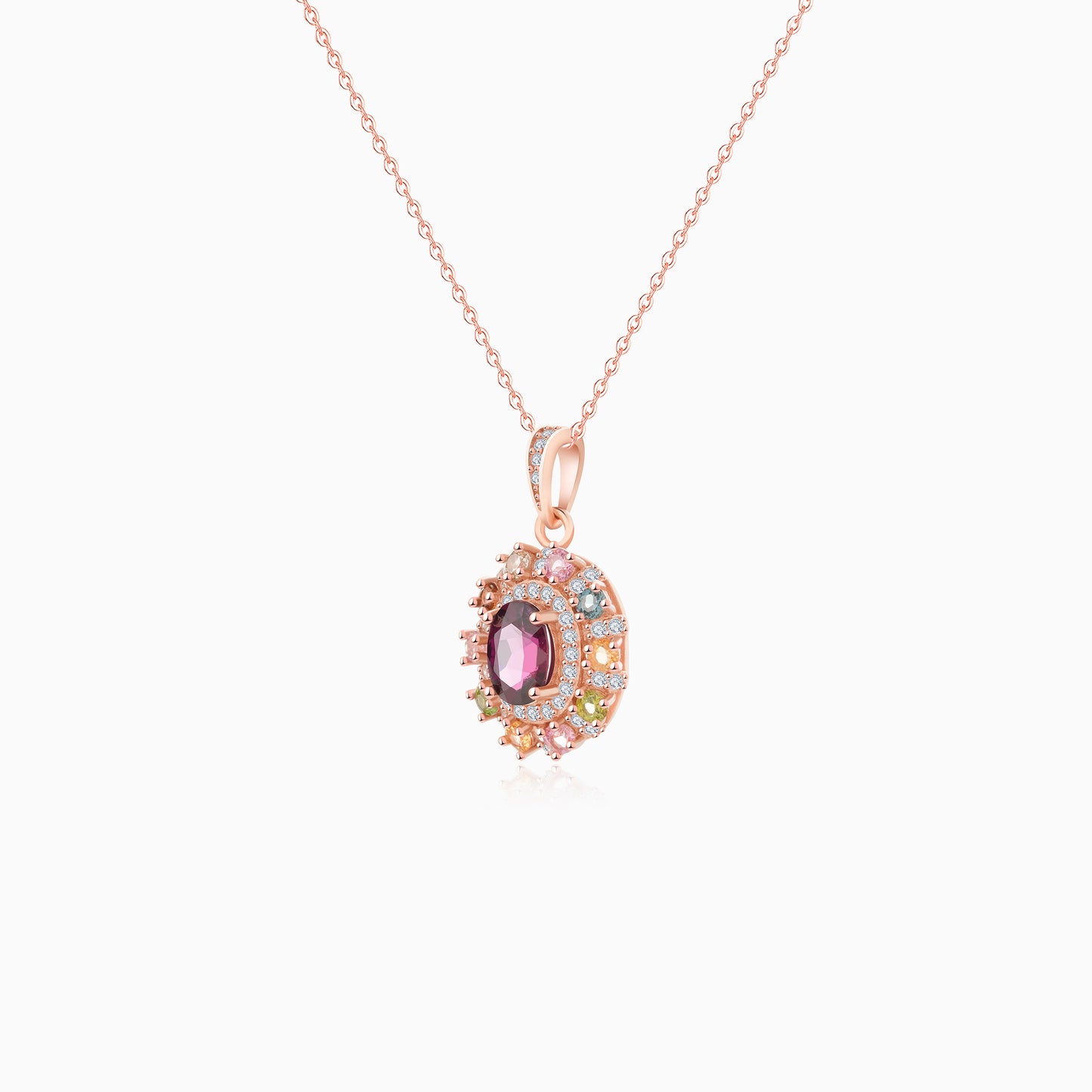 Radiant Starlight Tourmaline Pendant