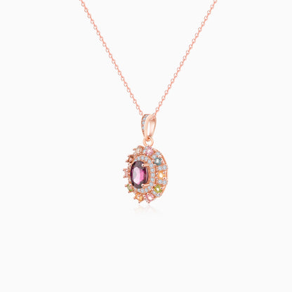 Radiant Starlight Tourmaline Pendant