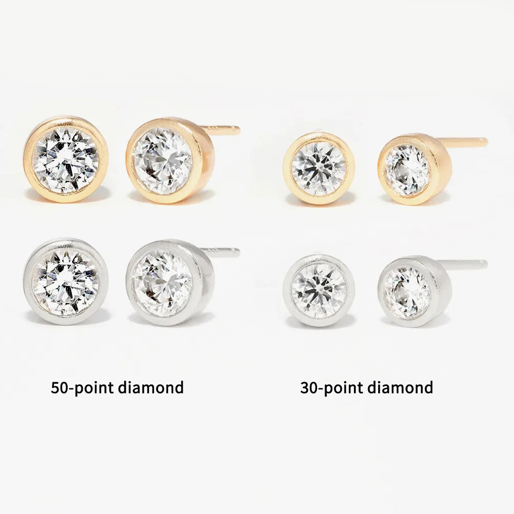 Beans Moissanite Earrings