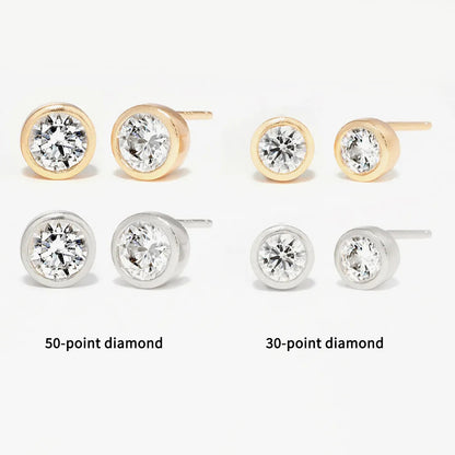 Beans Moissanite Earrings