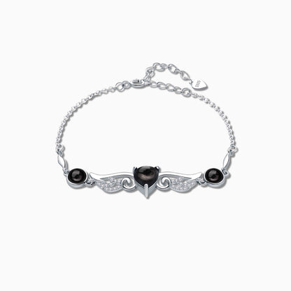 Black Tourmaline Fortune Blessing Bracelet