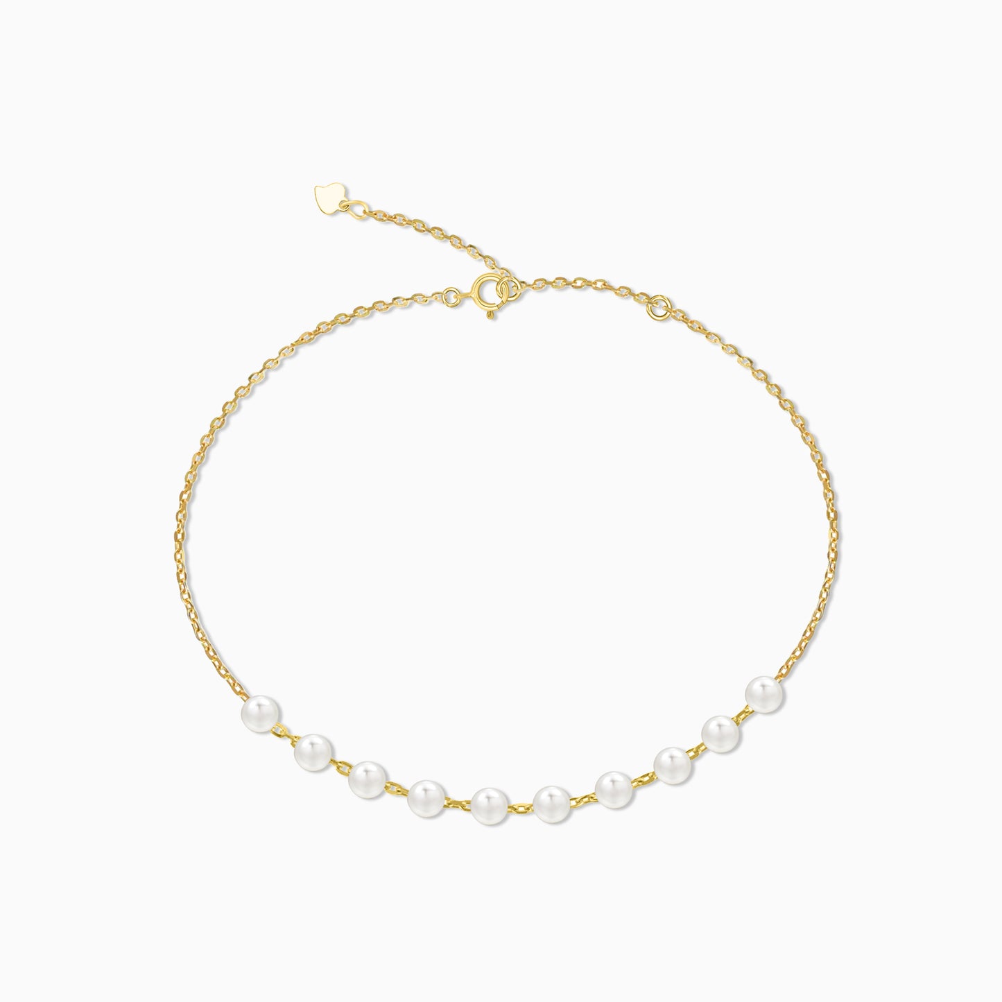 S925 Gold Plated Pearl Bracelet