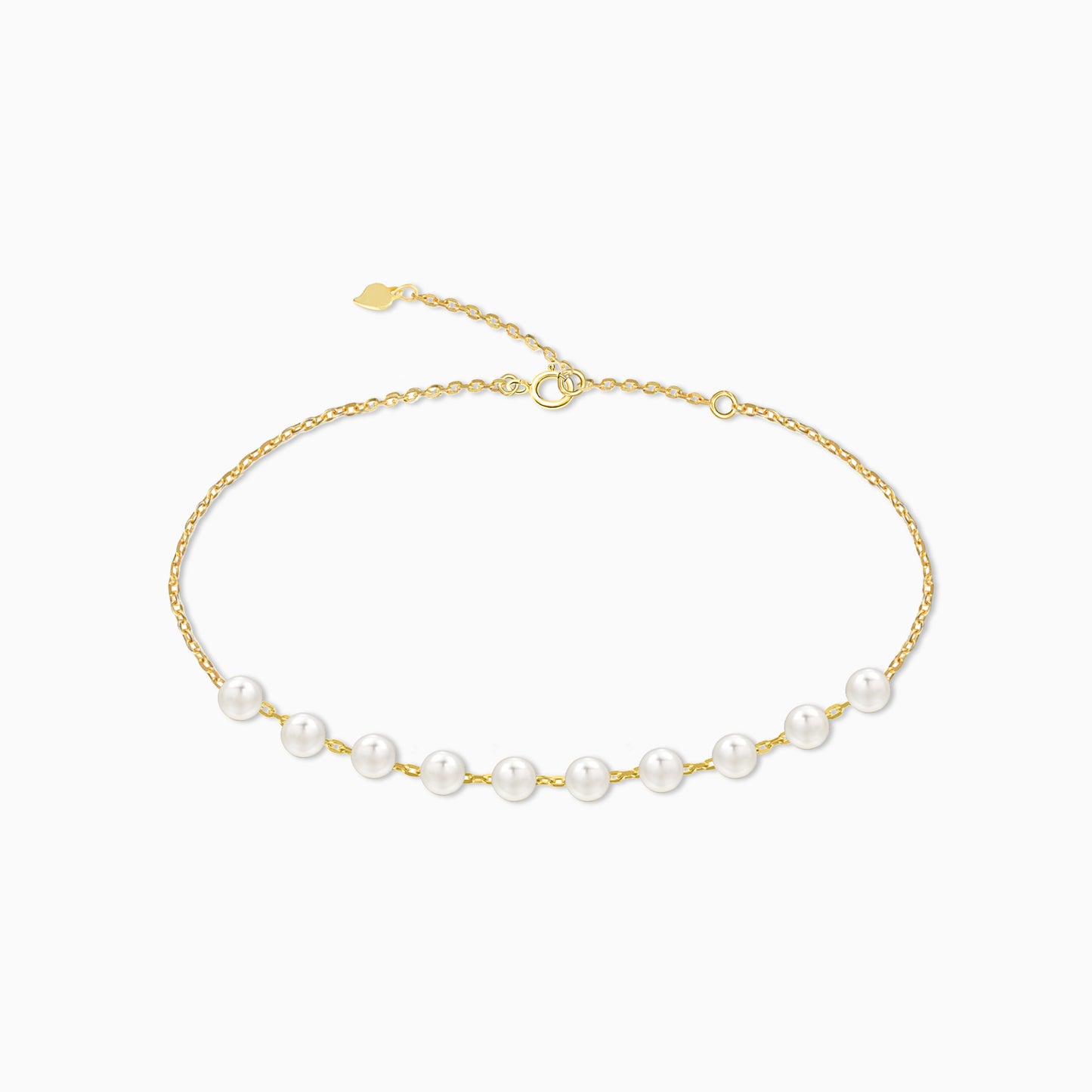 S925 Gold Plated Pearl Bracelet