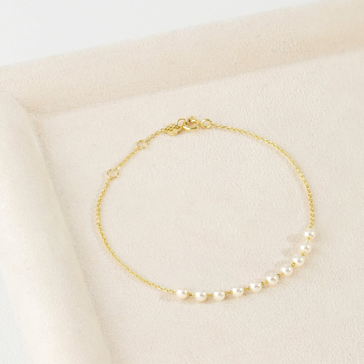 S925 Gold Plated Pearl Bracelet