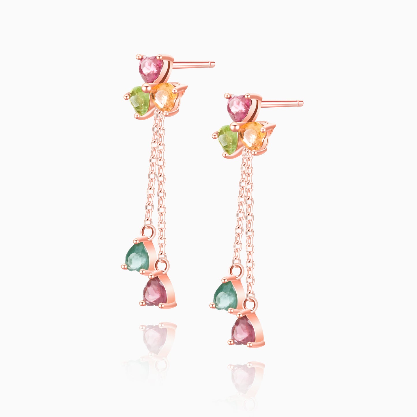 Azure Harmony Tourmaline Earrings