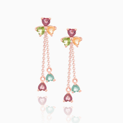Azure Harmony Tourmaline Earrings