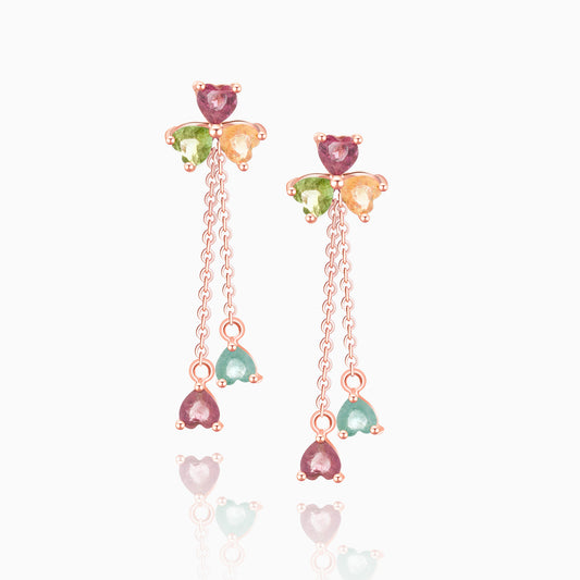 Azure Harmony Tourmaline Earrings