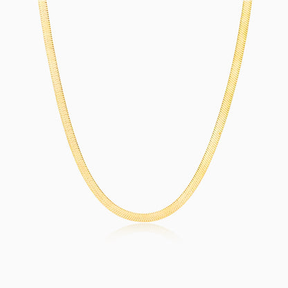 Snake-Chain Gold Plated Necklace
