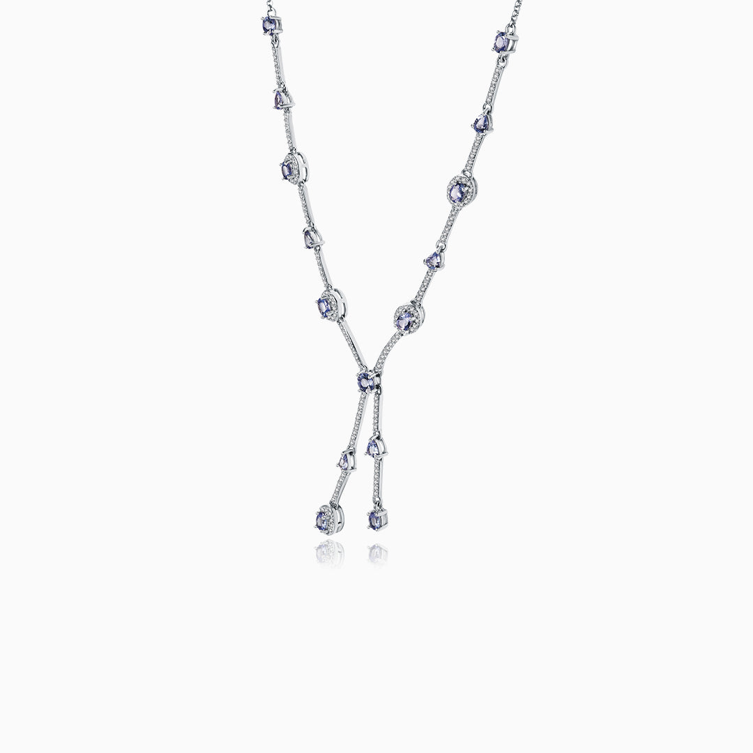 Lavender Tanzanite Elegance Necklace