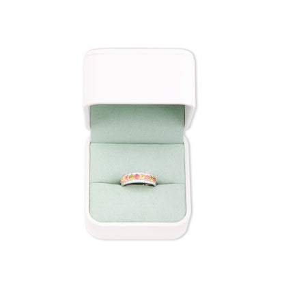 Four-Color Empowered Tourmaline Ring