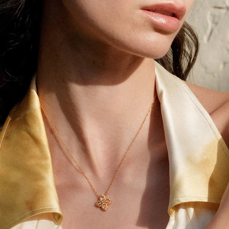 Lucky Four-Leaf Clover Necklace