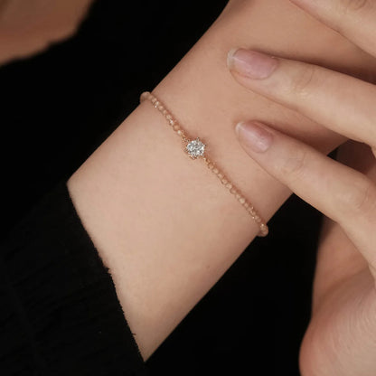 Champagne-Colored CZ Bracelet