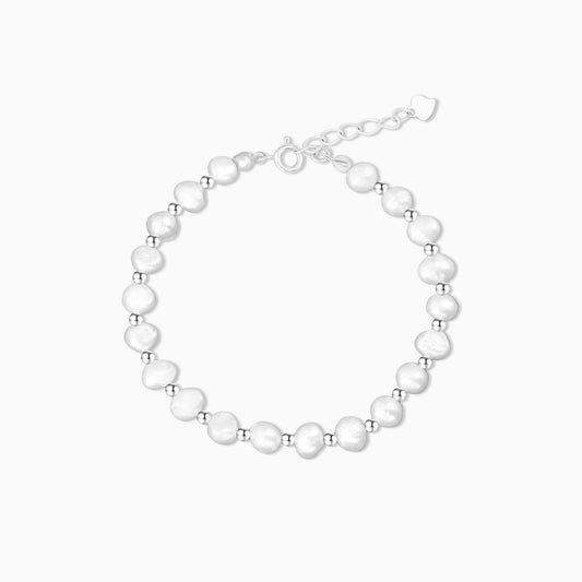 Baroque Pearls Beads S925 Bracelet