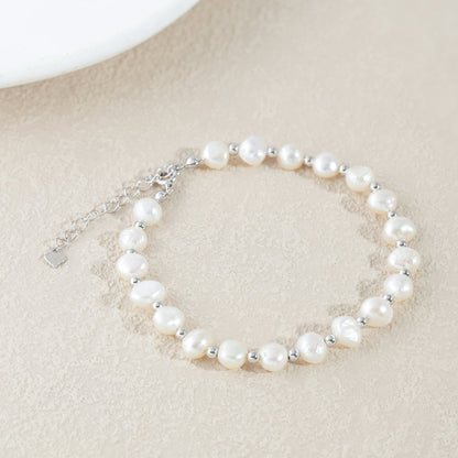 Baroque Pearls Beads S925 Bracelet