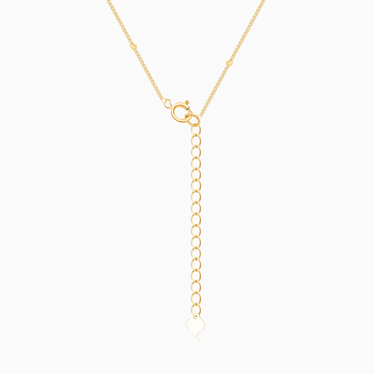 Gold Plated S925 Beads Necklace With Pearl Pendant