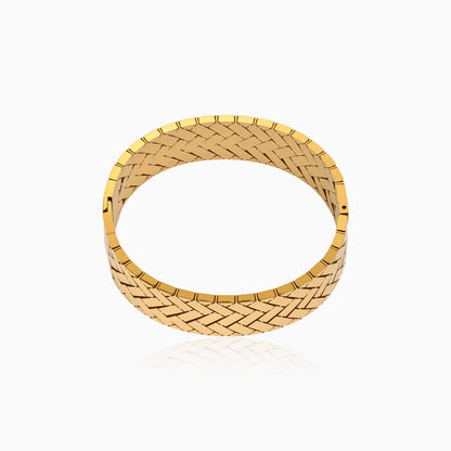Textured Woven Pattern Bangle