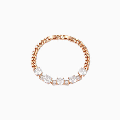 Bold Sparkle Chain Bracelet