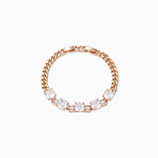 Bold Sparkle Chain Bracelet