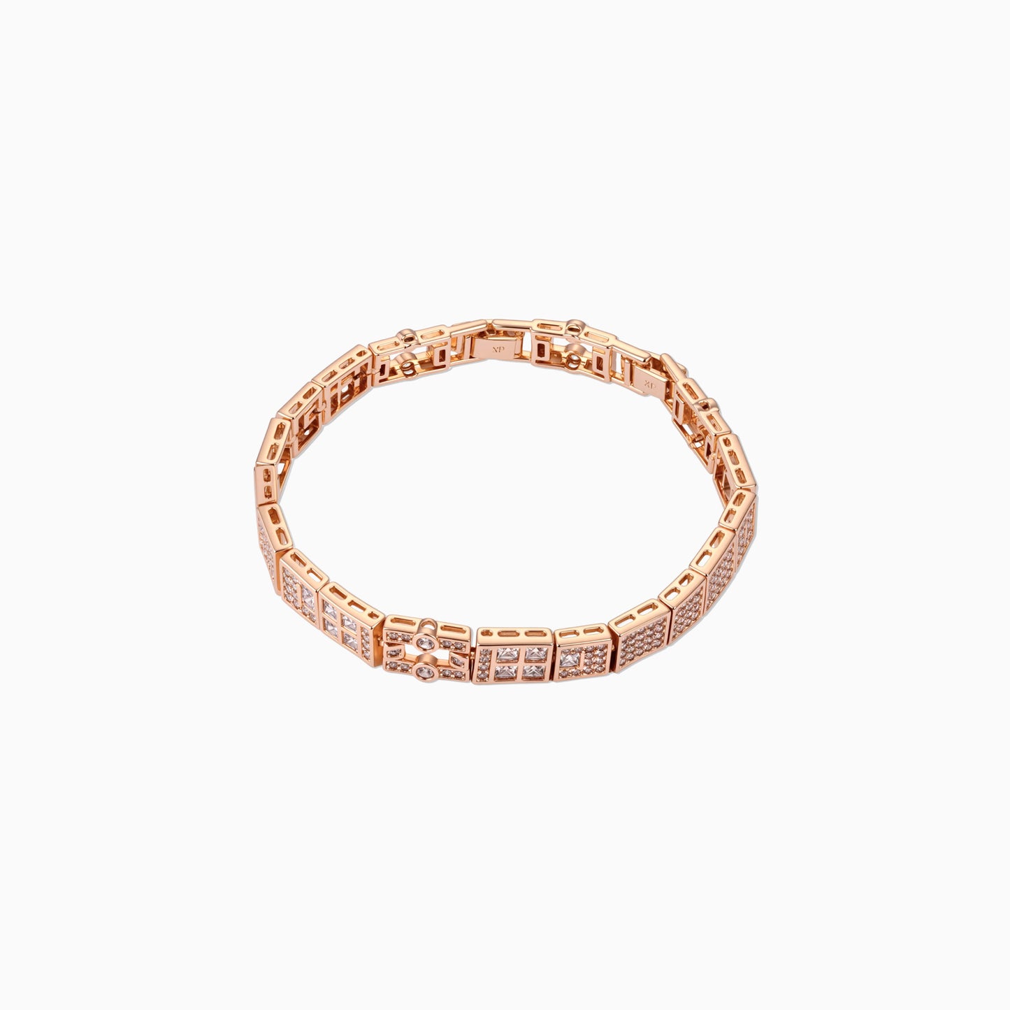 Geometric Mosaic Pavé Bracelet