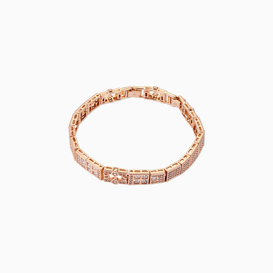 Geometric Mosaic Pavé Bracelet