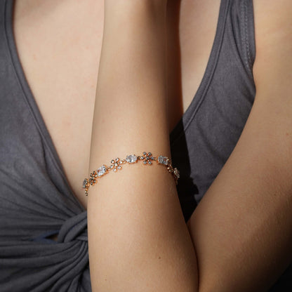 Floral Sparkle Bracelet