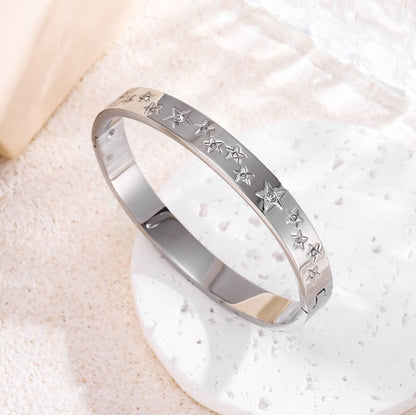 Starlit Etched Bangle