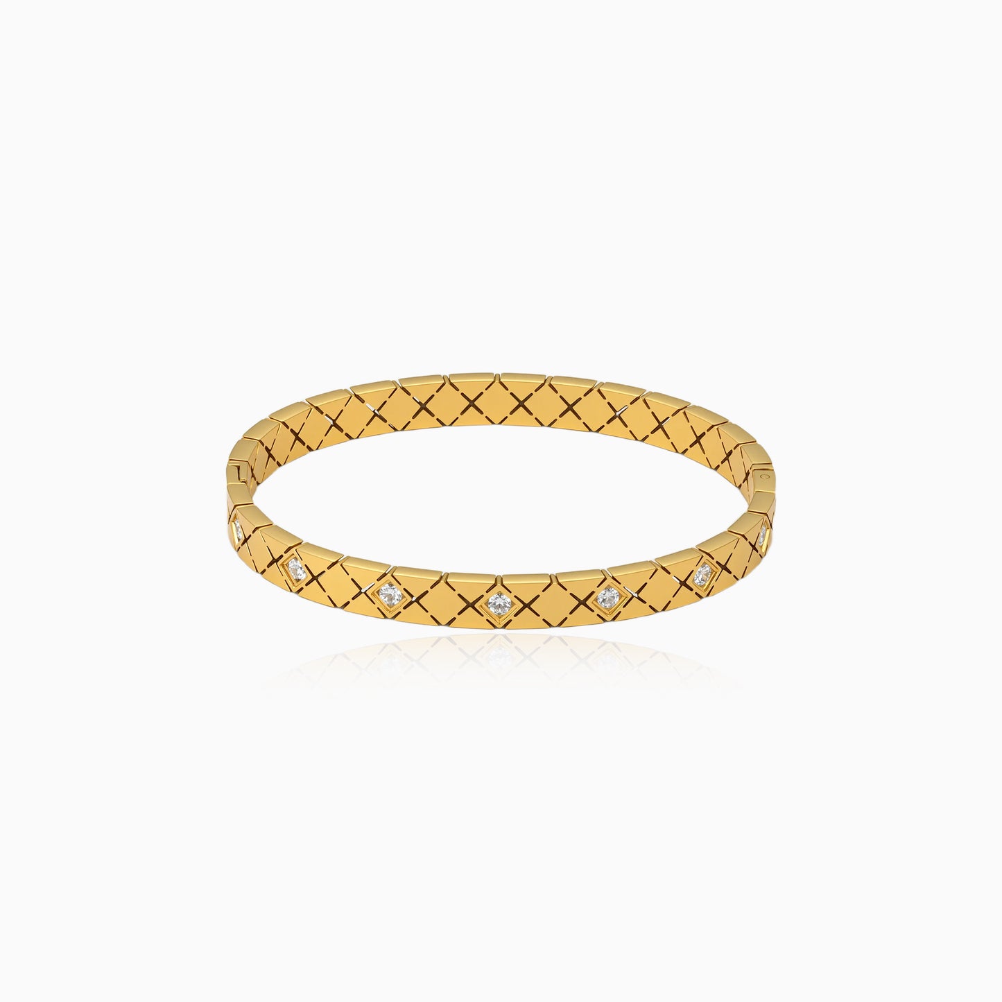 Quilted Shine Bangle