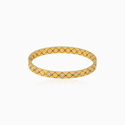 Quilted Shine Bangle