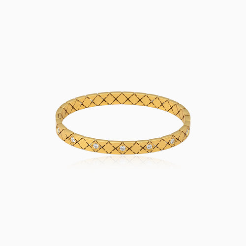 Quilted Shine Bangle