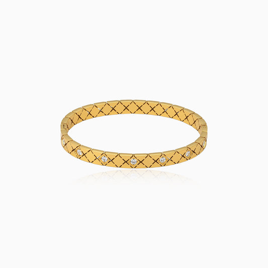 Quilted Shine Bangle