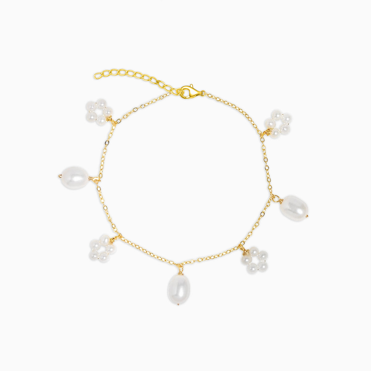 Baroque Pearls & Pearl Clusters Bracelet