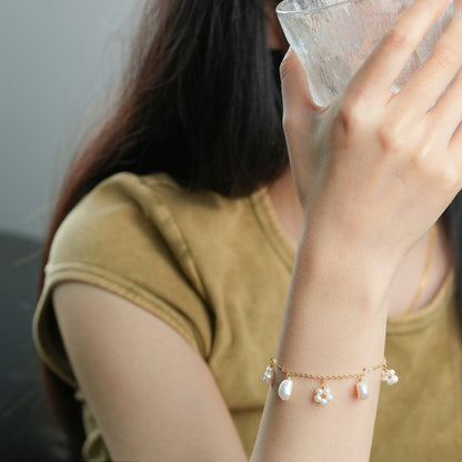 Baroque Pearls & Pearl Clusters Bracelet