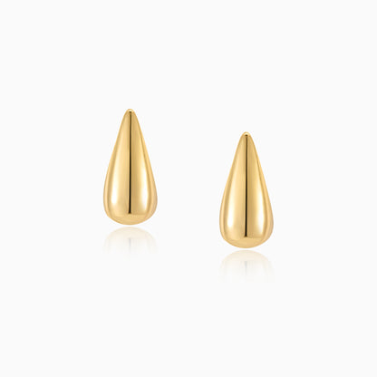 Drop Shaped Reverse Heart Profile S925 Earrings