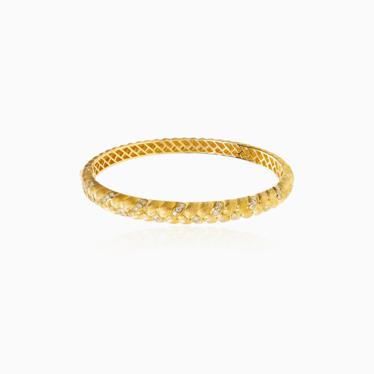 Vintage Braided Glow Bangle