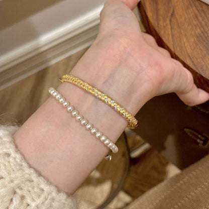 Vintage Braided Glow Bangle