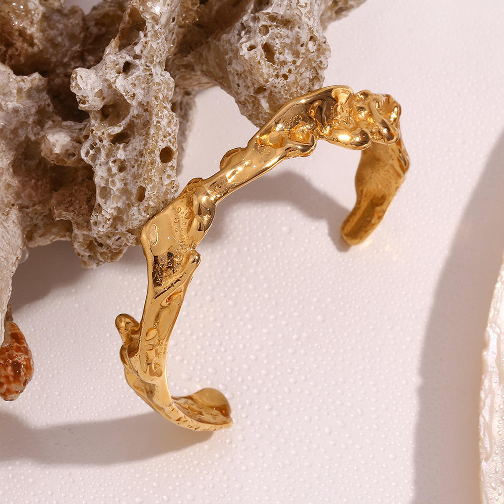 Molten Flow Cuff Bracelet