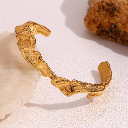 Molten Flow Cuff Bracelet