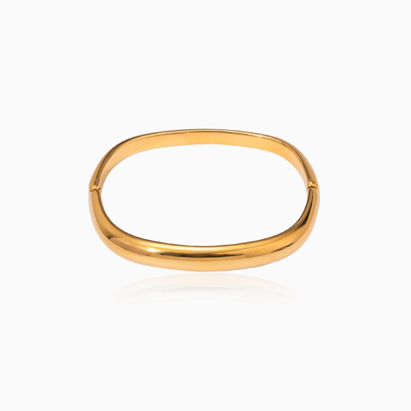 Minimal Curve Square Bracelet