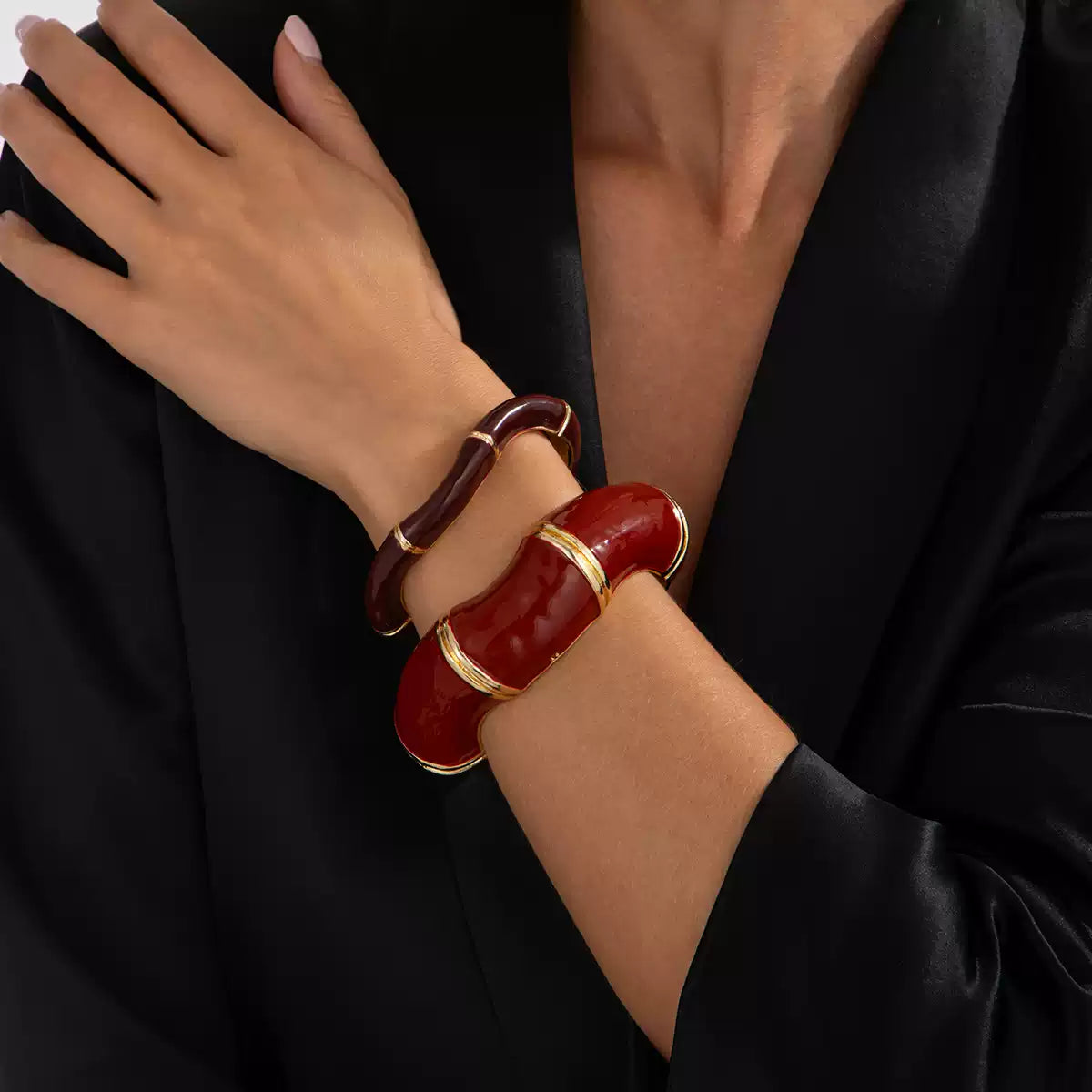 Enamel Segment Bangle