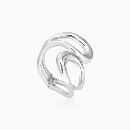 Fluid Curve Cuff Bracelet