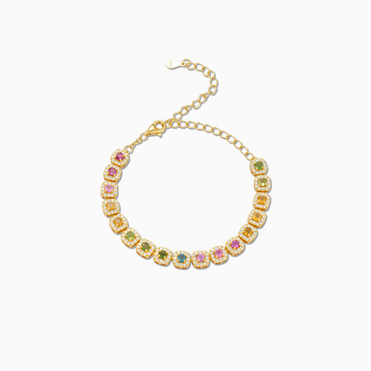 Multi-color Rhythm Tourmaline Bracelet