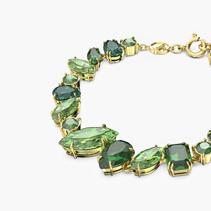 Green Mosaic Link Bracelet