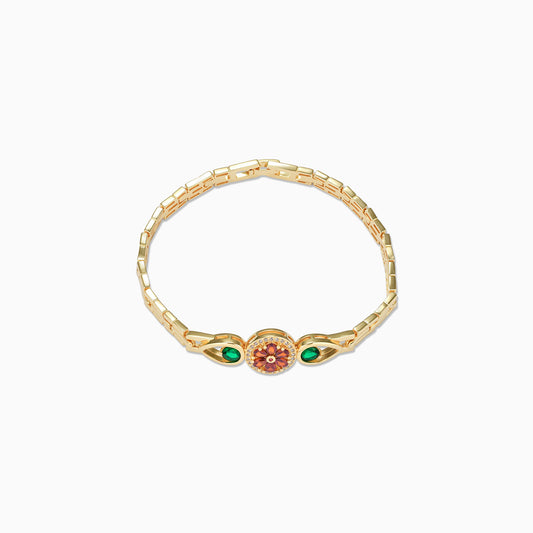 Rose & Emerald Radiance Bracelet