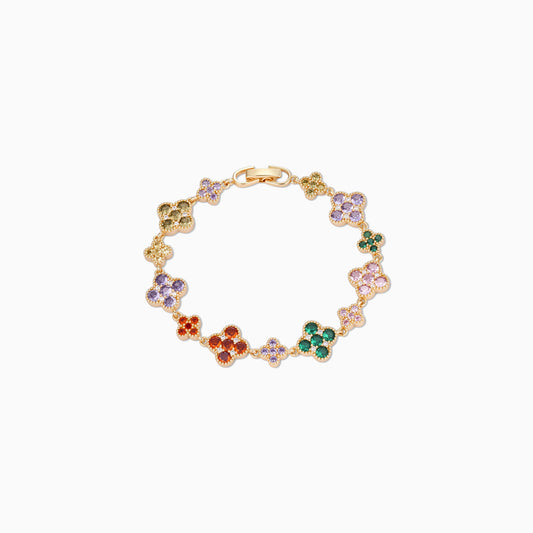 Petite Flower Mosaic Bracelet