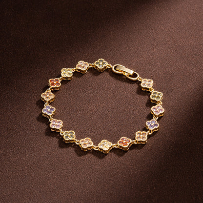Petite Flower Mosaic Bracelet