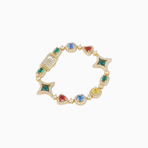 Prism Shine Rainbow Bracelet