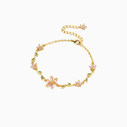 Petal Vine Link Bracelet