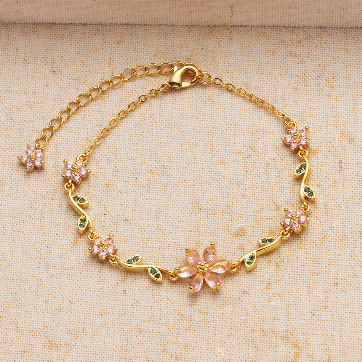 Petal Vine Link Bracelet